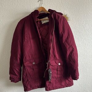 UOIUXC XL red winter jacket